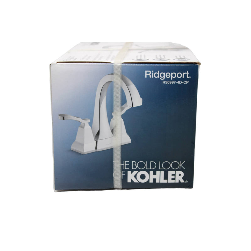 Kohler R30997-4D-CP Ridgeport 4in Centerset Bathroom Faucet - Chrome