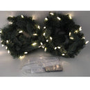 Bethlehem Lights Set of 2 - 12" Overlit Wreaths w/ Color Flip LEDs-Blue Spruce