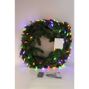 Bethlehem Lights 24" Overlit Wreath w/ Color Flip LEDs- Green