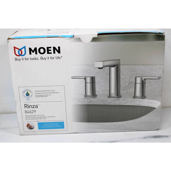 Moen Rinza 84629 Chrome 2-handle Widespread  High-arc Bathroom Sink Faucet