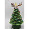 Mr. Christmas 16" Animated Ceramic Nostalgic Tree - White Santa