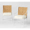 Stanton 2pk Rush Weave Patio Dining Chairs - White/Natural - Threshold