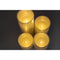 Matchless by Luminara Flameless S/4 4,5,6,8" Push Button Pillars- Ivory