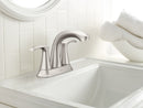 Moen Graeden Spot Resist Brushed Nickel 2-Handle 4-In Centerset Watersense High-Arc Bathroom Sink Faucet with Drain