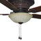 Harbor Breeze Lynstead 52-In Specialty Bronze LED Indoor Flush Mount Ceiling Fan with Light (5-Blade)